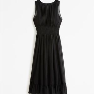 Abercrombie Easy High-Neck Midi Dress